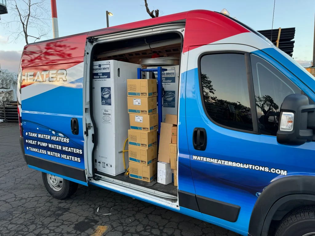 New Water Heater Supplies in Van