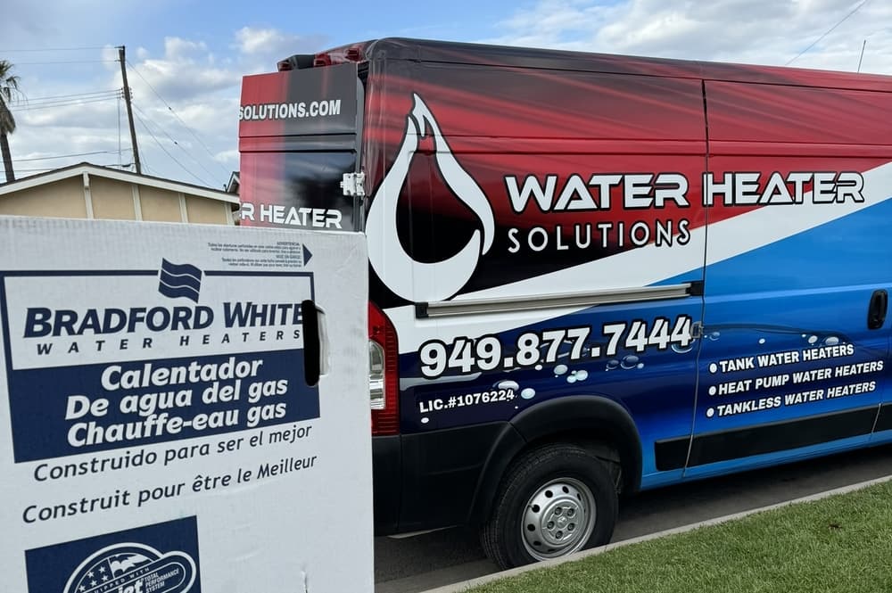 Bradford White Board and Water Heater Solutions Van