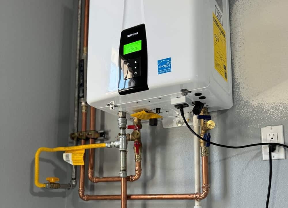 Tankless Water Heater on Wall