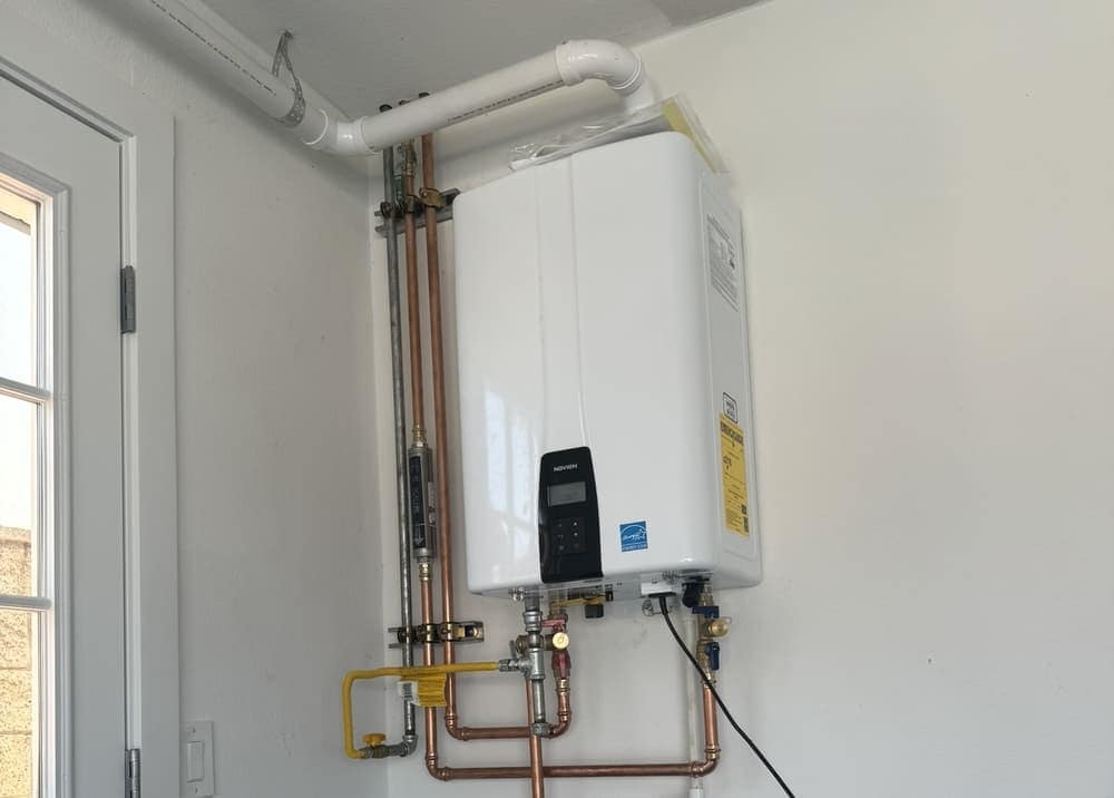 tankless water heater repaired